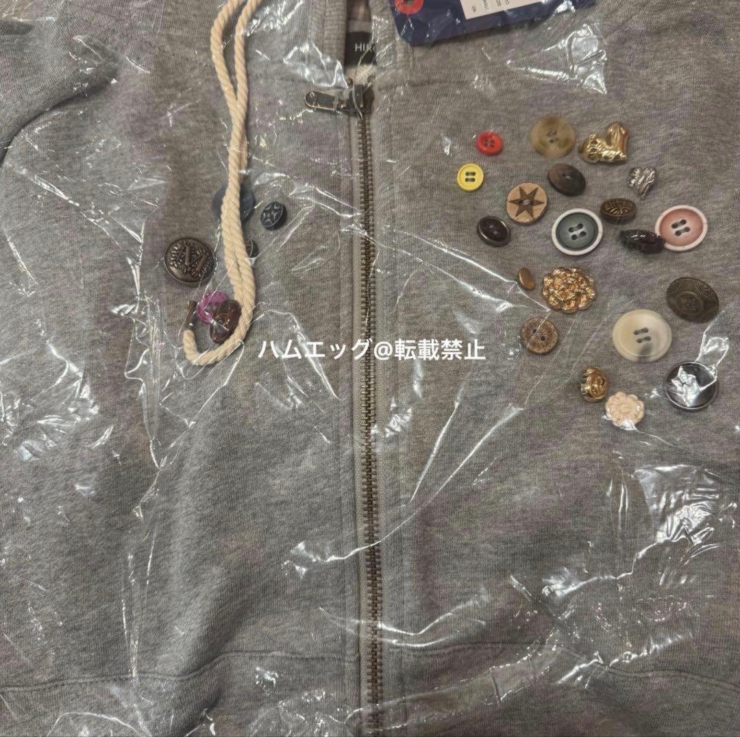 【即日発送】HIROKI TSUZUKI FULL ZIP HOODIE グレー