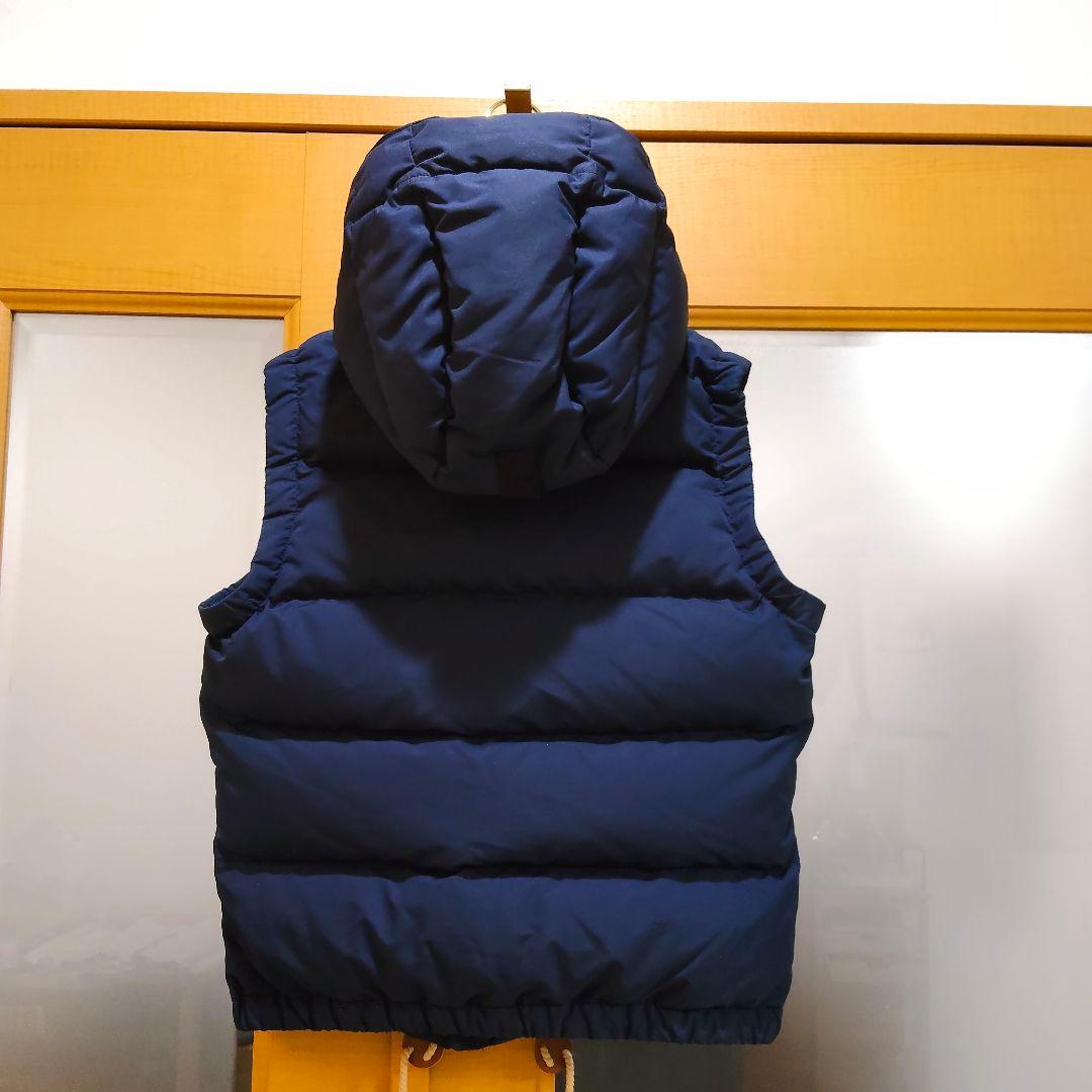 美品 ポロ ラルフローレン ダウンベスト ポニー刺繍 ネイビー 2way