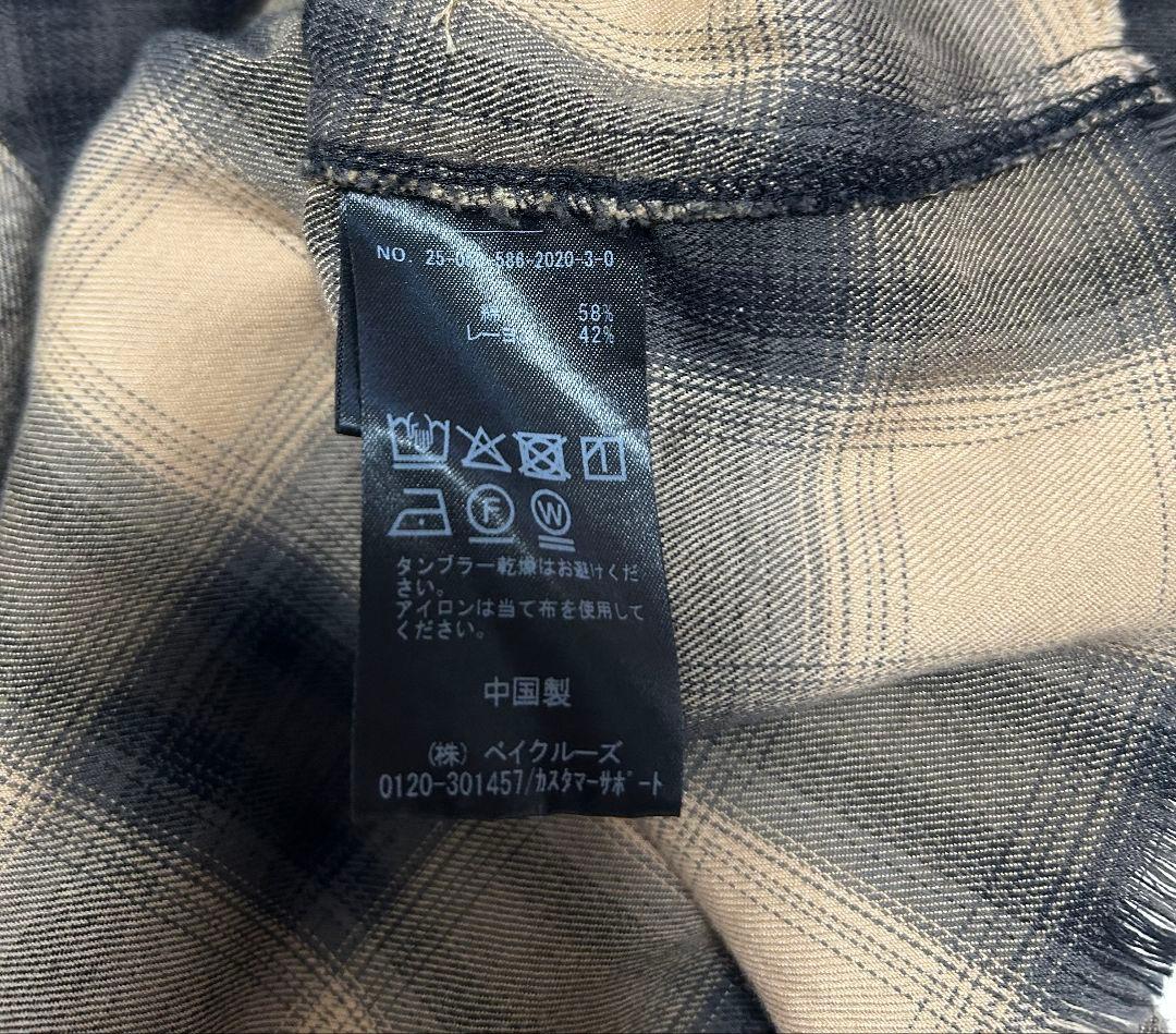 AP STUDIO　クロップドチェックシャツ 【新品未使用品】タグ付き