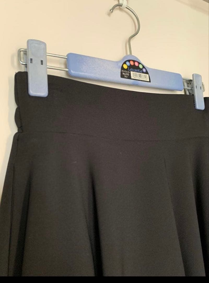 【新品•未使用】JENNE フレアロングスカート ブラック