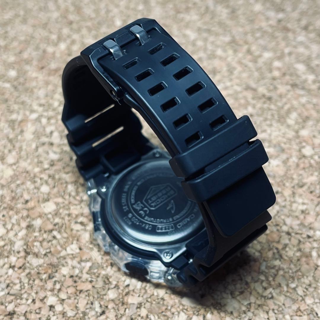 カシオGーLIDE/GBXー100Sー1JF 国内正規品/メンズブラック／クリア