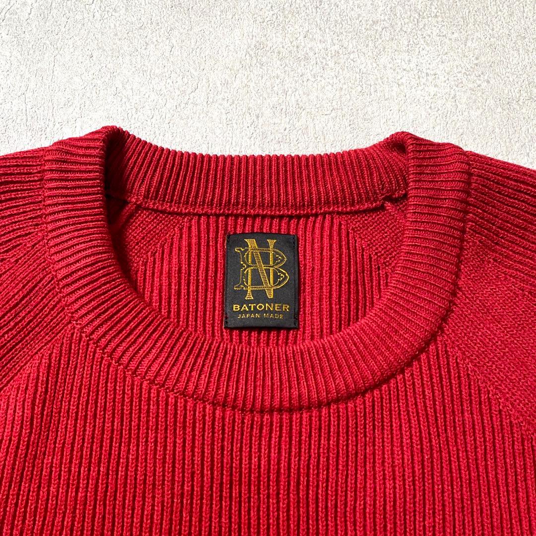 BATONER✖️BEAMS PLUS HYPER TWIST WOOL CREW