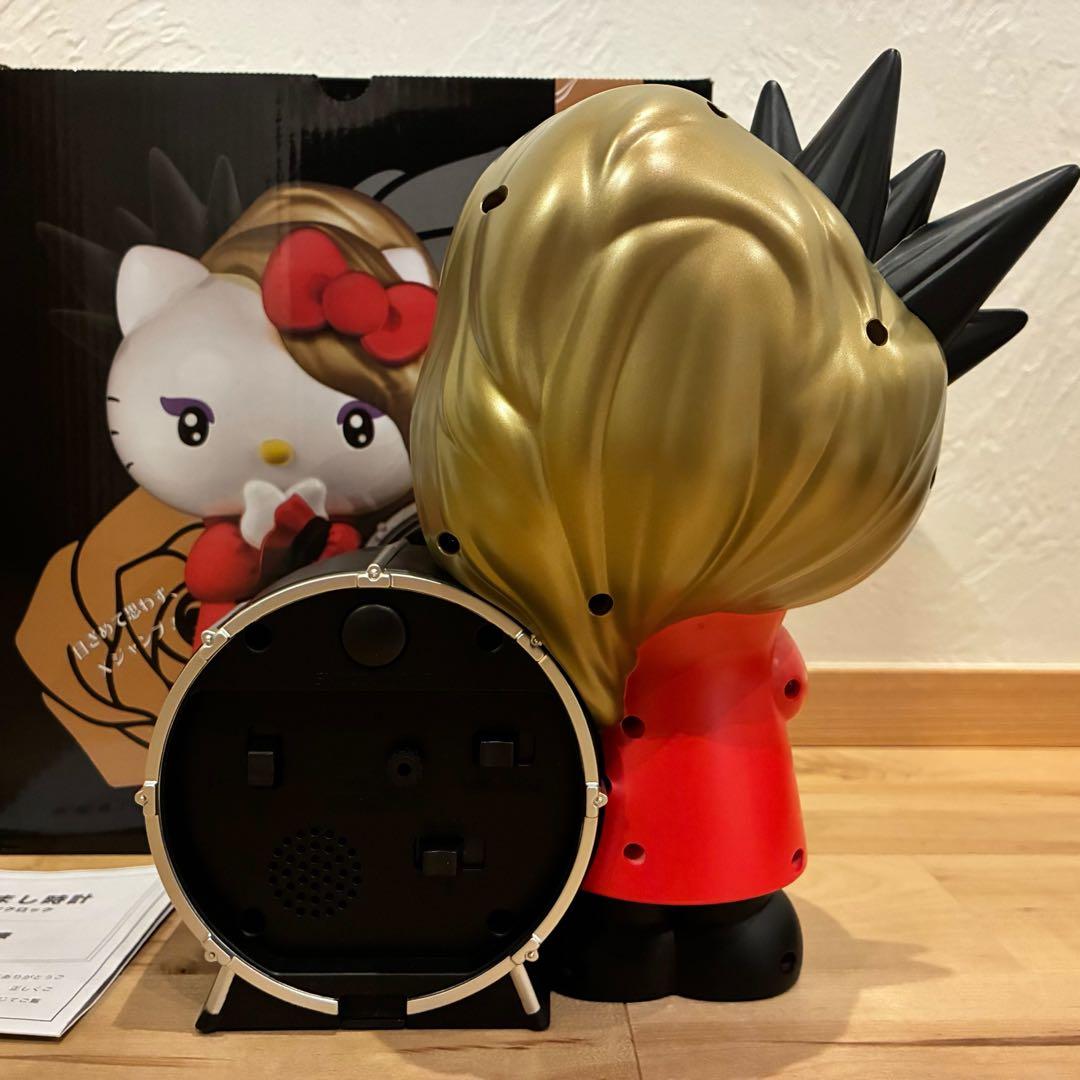 極美品‼️YOSHIKITTY ヨシキティ 目覚まし時計 限定 めざまし 赤