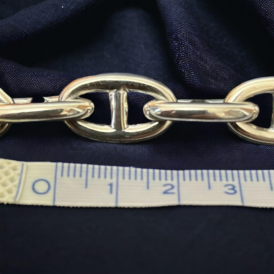 シルバー 925 ブレスレット アンカーチェーン メンズ 特大　GMサイズ