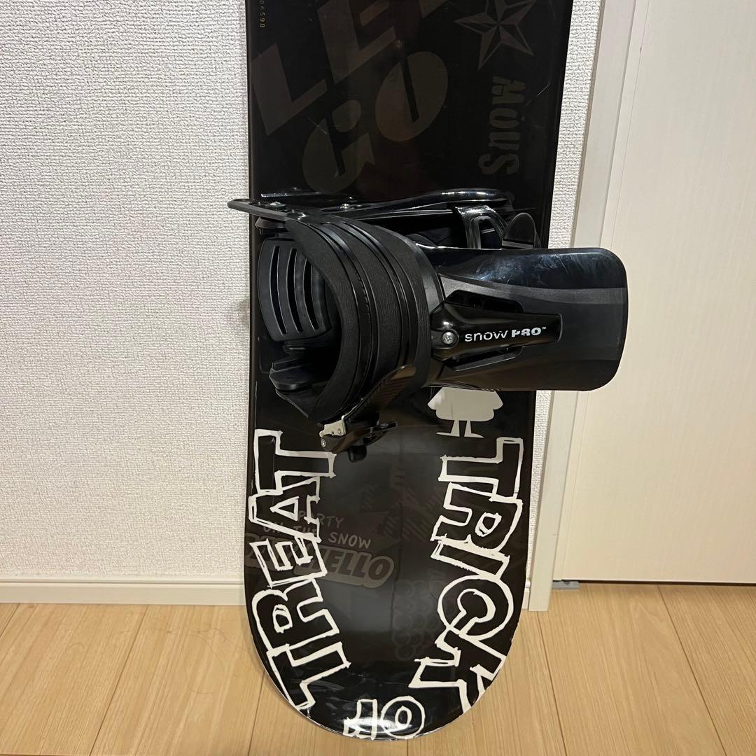 SLQ キッズ スノーボード 130cm ブラック 初心者 美品 スノープロ