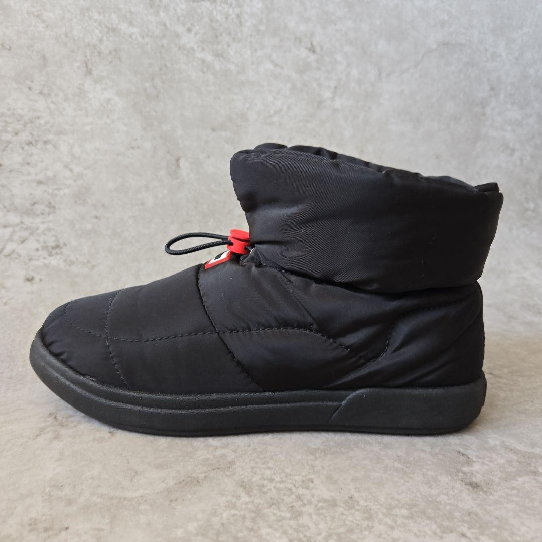 美品 HUNTER インアウト パファー ブーティ ブラック 25cm ブーツ