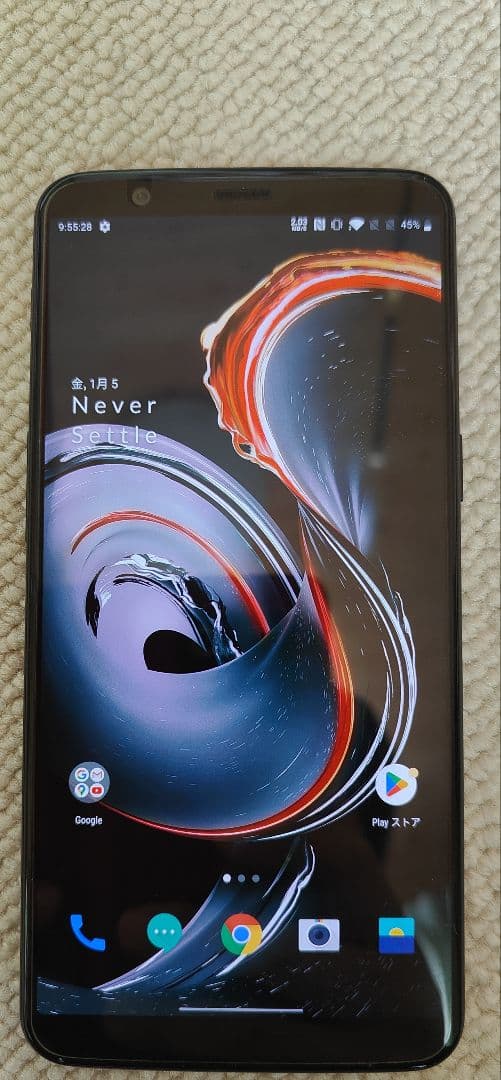 値下げ oneplus5t 8GB/128GB ブラック SIMフリー