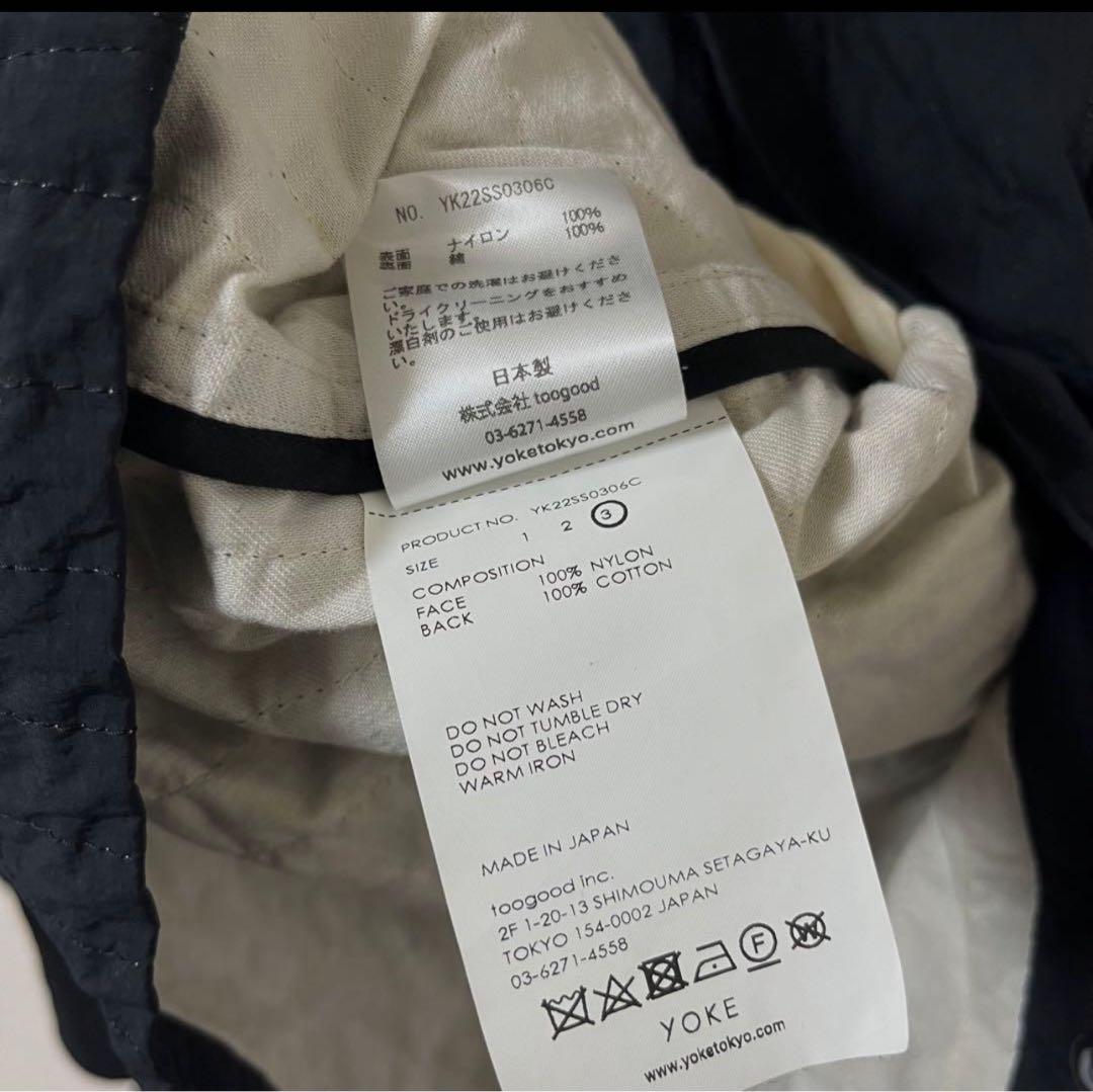 YOKE Quilted  Parka Lサイズ