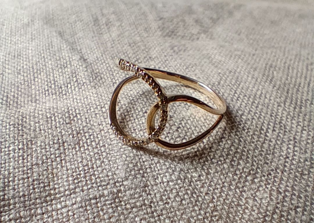 cui-cui キュイキュイ ダイヤモンドハグリング K10YG