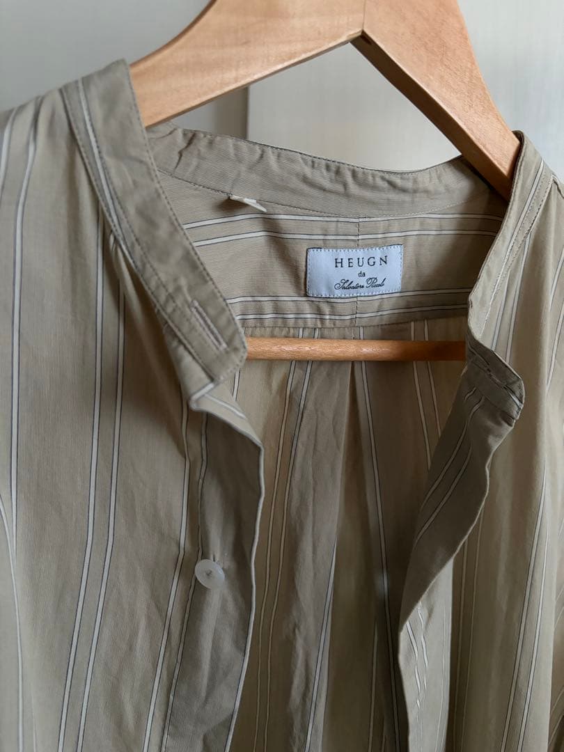 HEUGN ストライプ 長袖シャツ Moriss