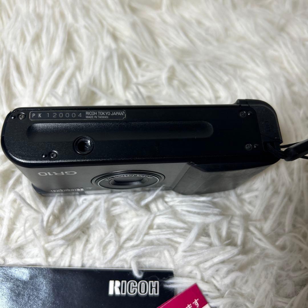 【ジャンク】RICOH GR10 コンパクトフィルムカメラ　ブラック