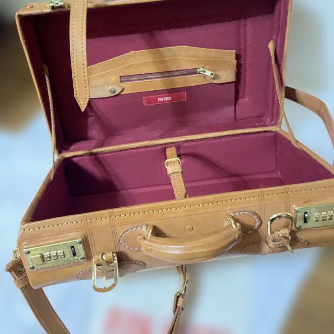 ピンクハウスレザー ボストンバッグ ショルダー付き