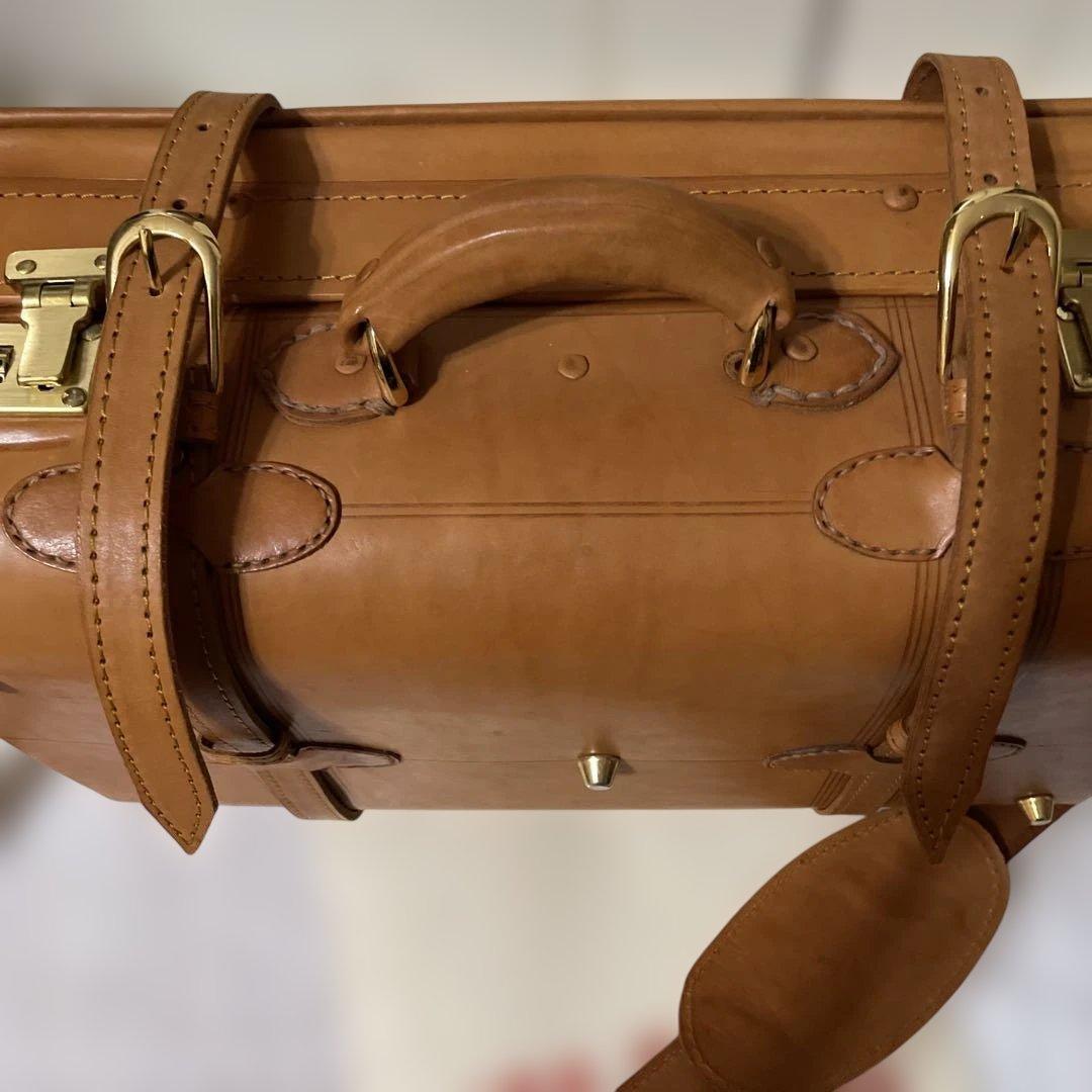 ピンクハウスレザー ボストンバッグ ショルダー付き