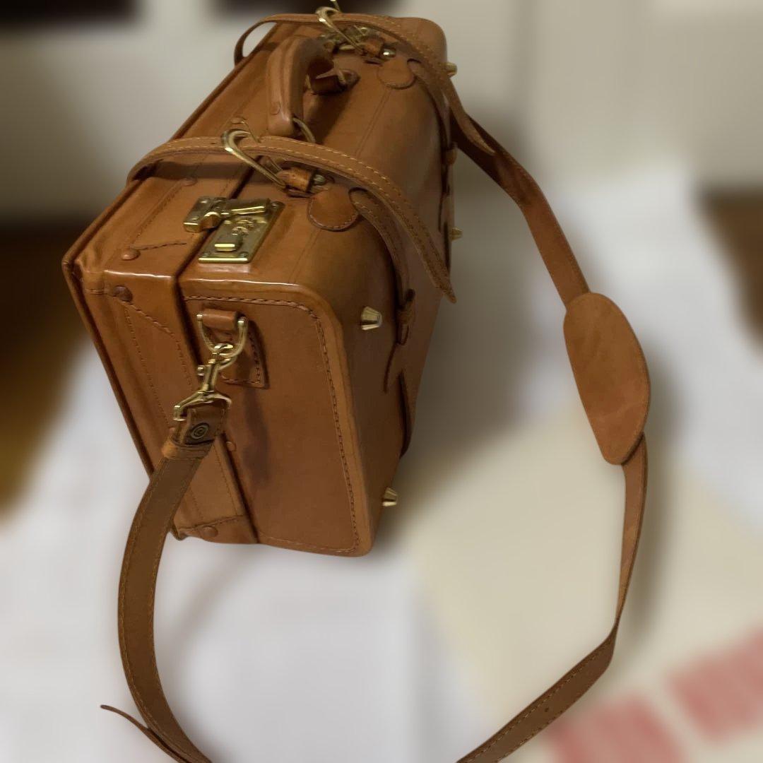 ピンクハウスレザー ボストンバッグ ショルダー付き