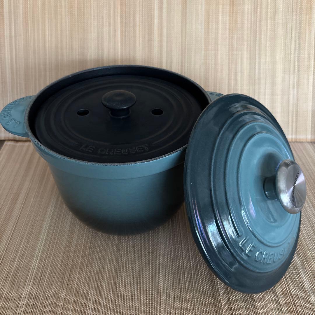 LE CREUSET グレー ミルクパン 小型
