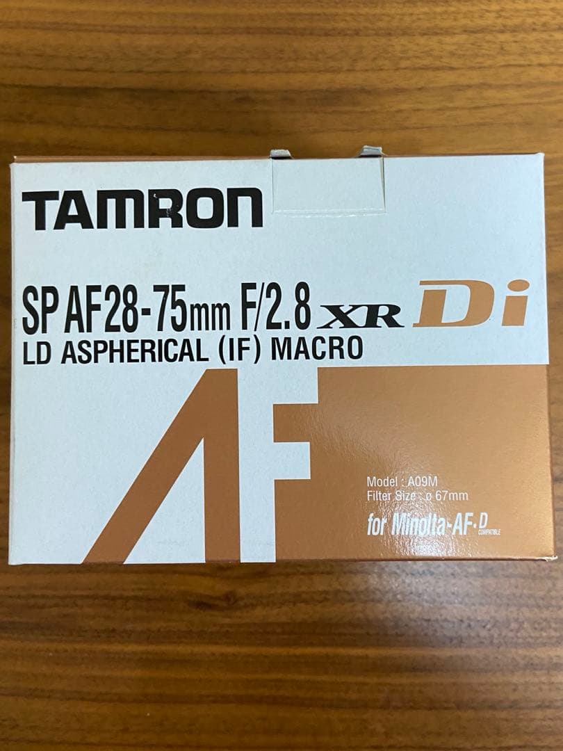 レンズ(ズーム) TAMRON SP AF28-75mm for MINOLTA-AF.D