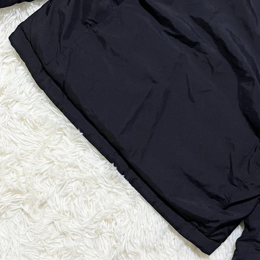 モンベル コロラドパーカ リバーシブルダウン メンズS ブラック×ブルー