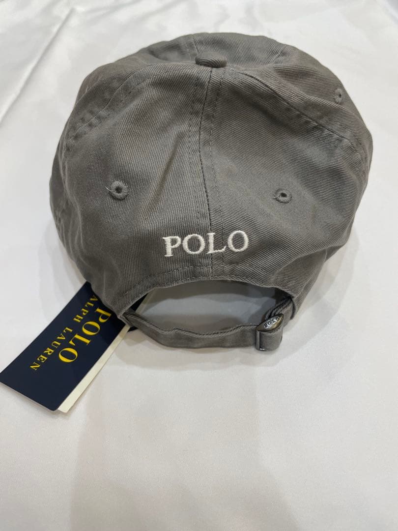 【新品】Polo Ralph Laurenポロラルフローレン　キャップ帽子グレー