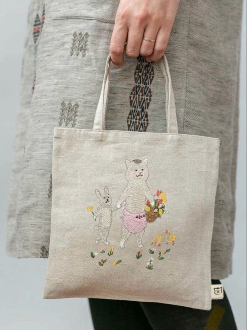 coral&tusk × 猫村さん　ミニトート