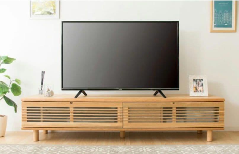 ルーバー扉付きテレビ台 120cm T-STV-120