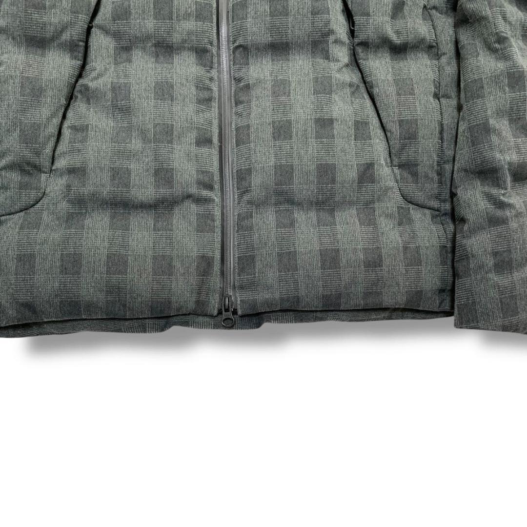 希少デザイン 美品 デサント ダウンジャケット 水沢 ロゴ グレー 別注 ☆