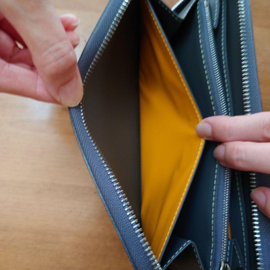 【美品】【購入証明書付】GOYARD/ゴヤール マティニオンGMウォレットグレー