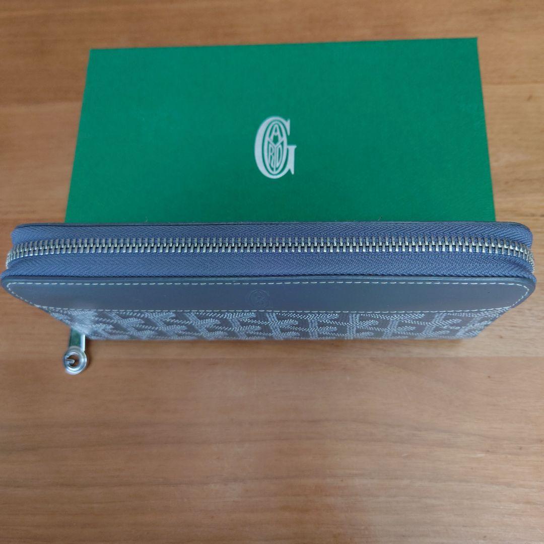 【美品】【購入証明書付】GOYARD/ゴヤール マティニオンGMウォレットグレー