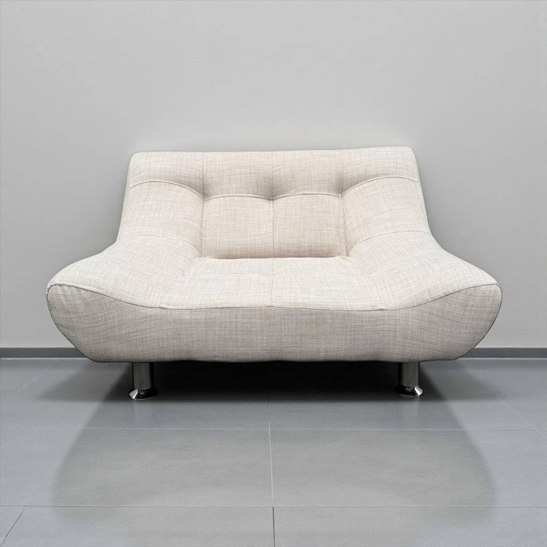 フォロー割【新品】1人掛け ソファ　ワイド座面　ロースタイル　優雅