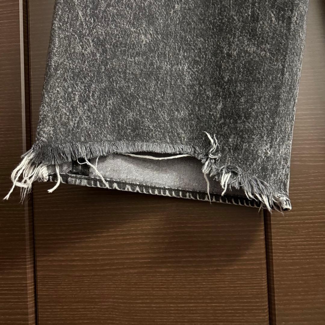 CTHY 超甘撚り VINTAGE WIDE JEANS ブラック サイズ3