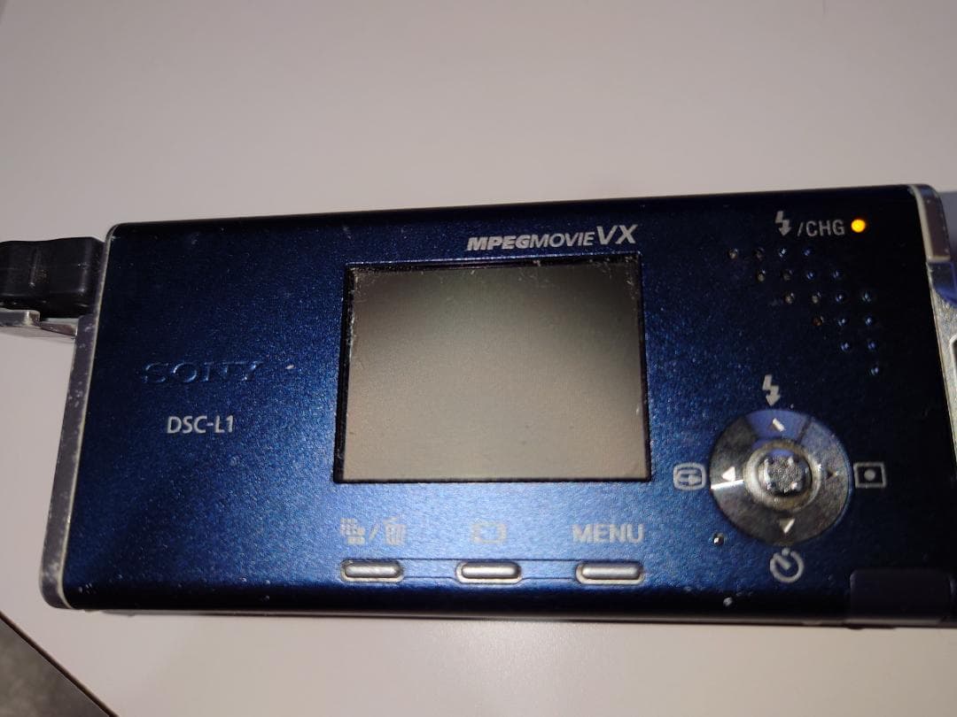 SONY DSC-L1　デジカメ DSC-L1　ブルー　動作確認済