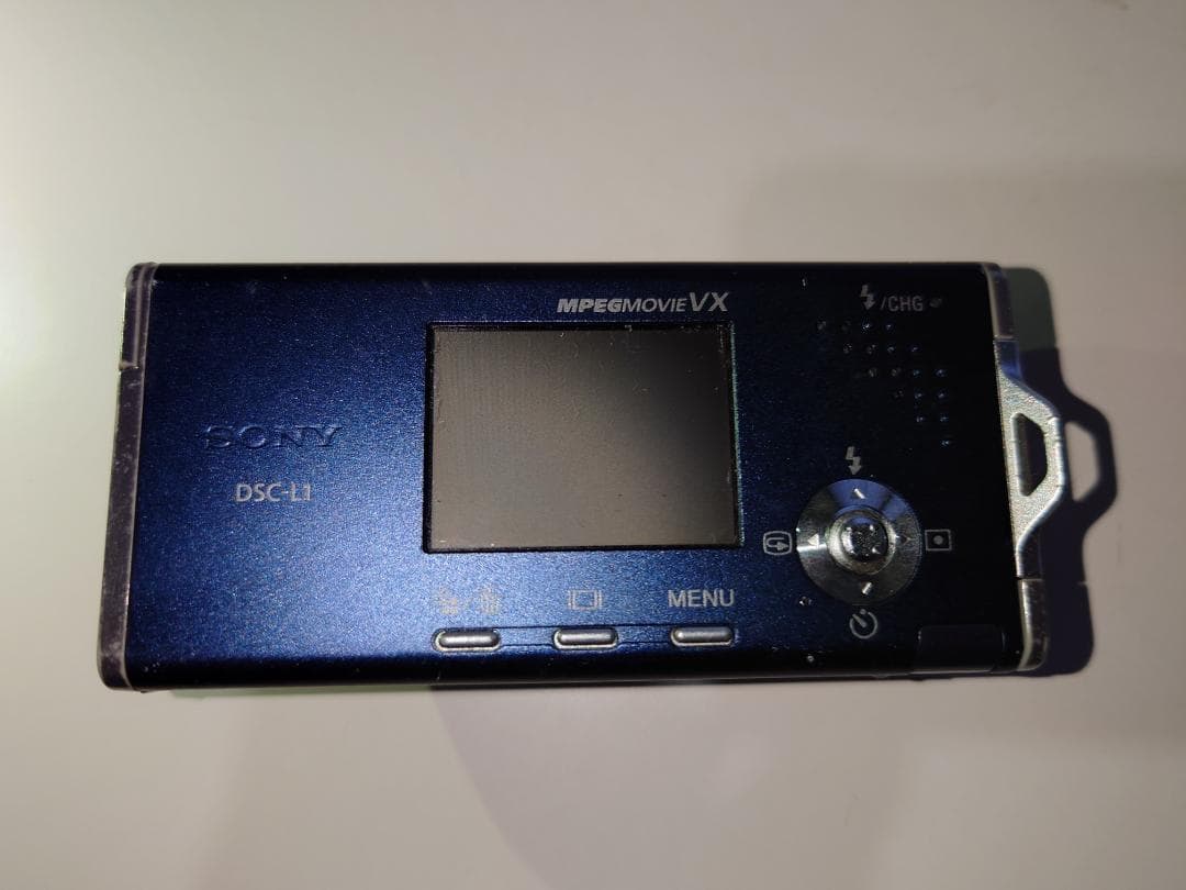 SONY DSC-L1　デジカメ DSC-L1　ブルー　動作確認済
