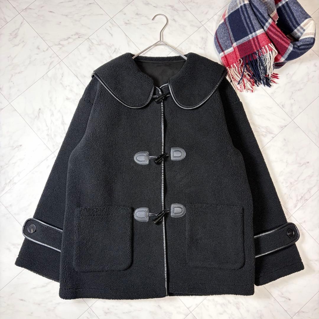 Fano Studios ワイドカラー ミドルダッフルコート ゆったり M