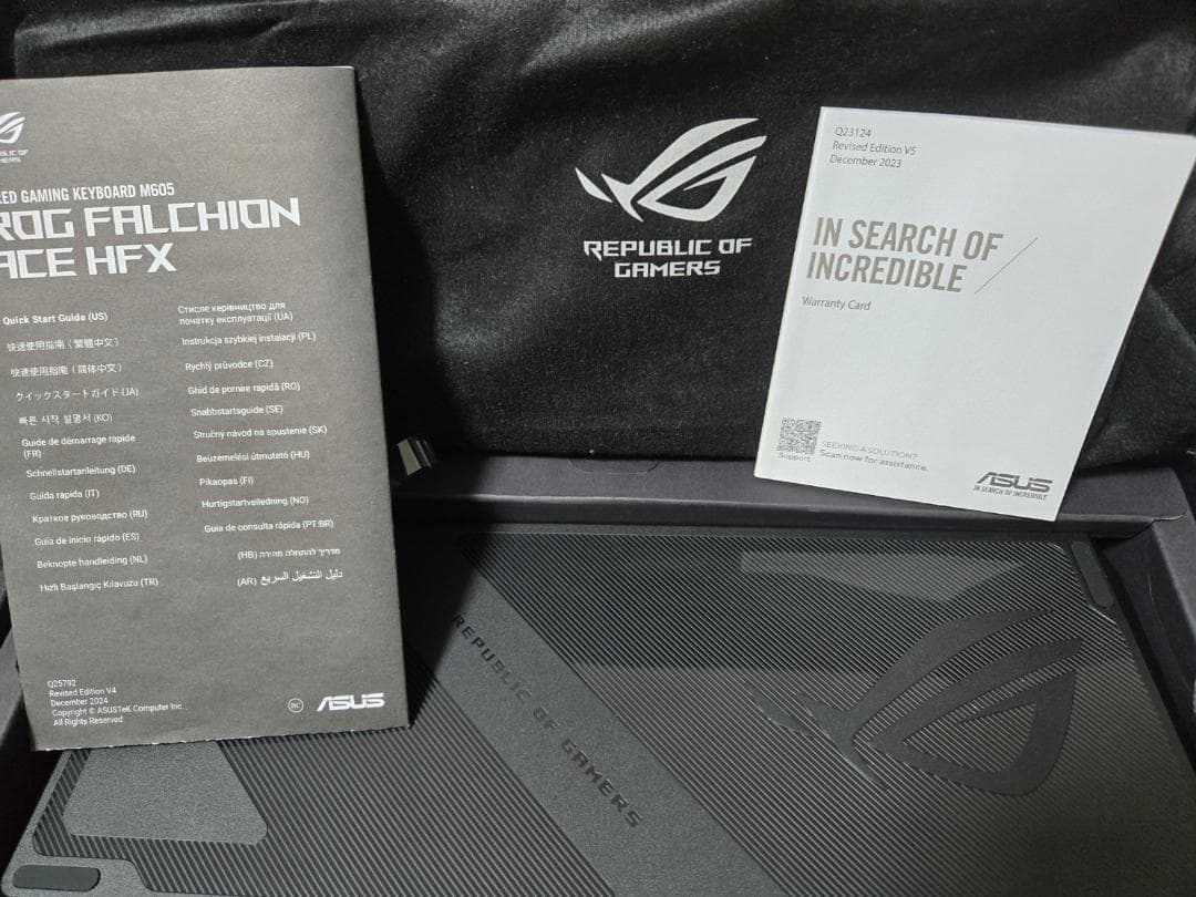 ASUS ROG FALCHION ACE HFX US配列