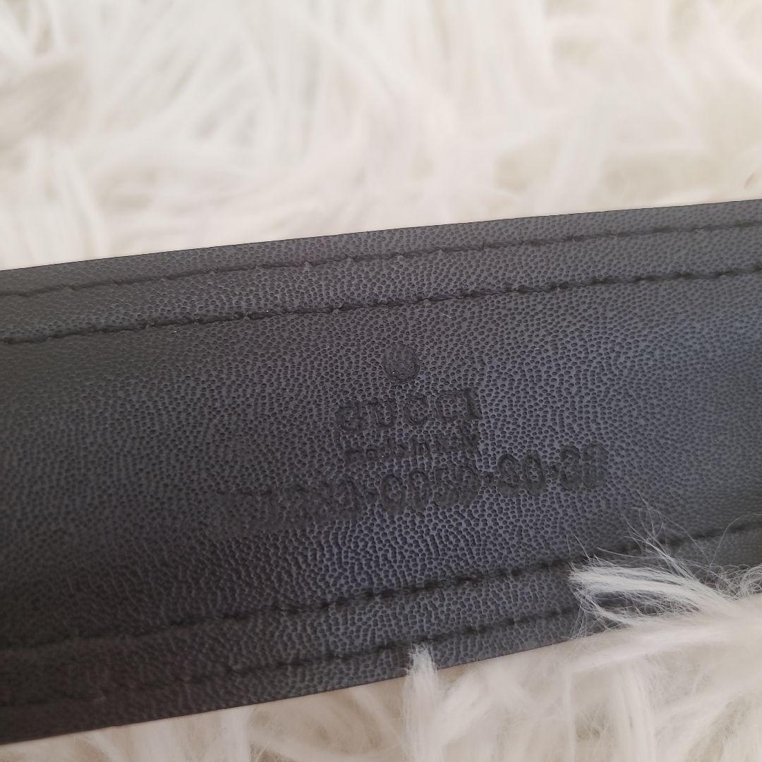 ⭐美品⭐Gucci インターロッキングG キャンバス×レザー ベルト メンズ
