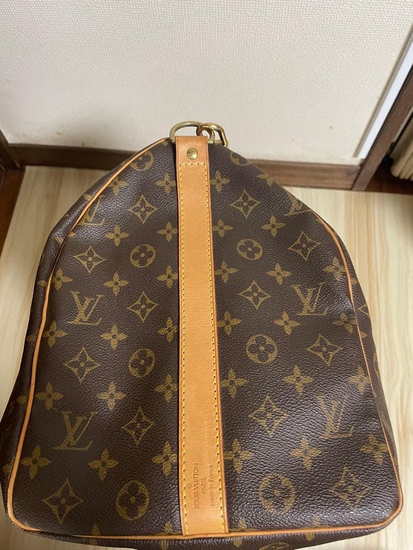 美品 ルイ・ヴィトン モノグラム ボストンバッグ　キーポル バンドリエール50