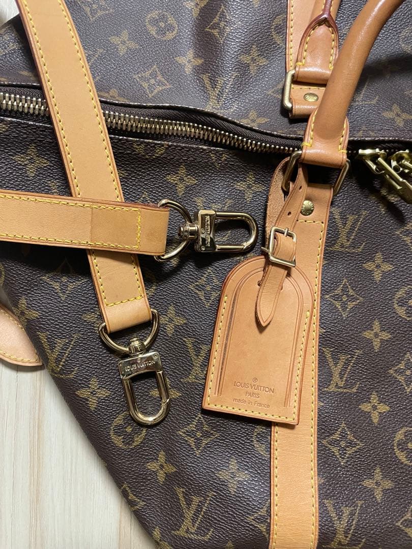 美品 ルイ・ヴィトン モノグラム ボストンバッグ　キーポル バンドリエール50