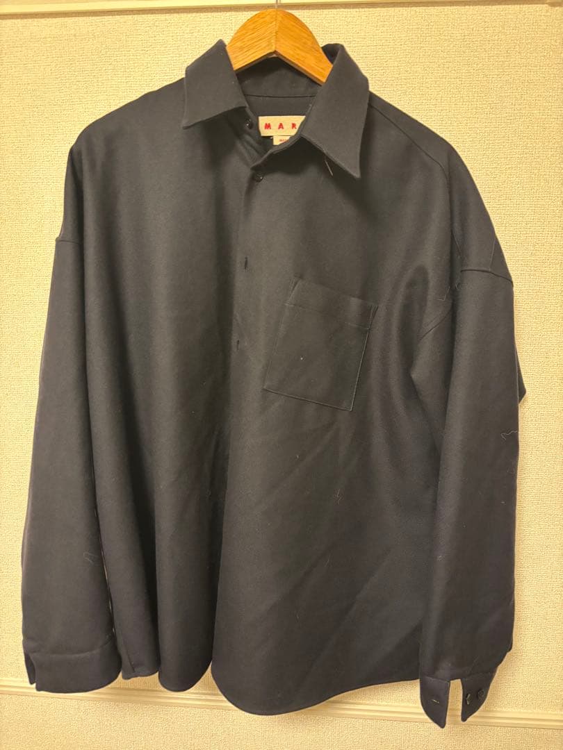 MARNI ネイビーシャツ サイズ48