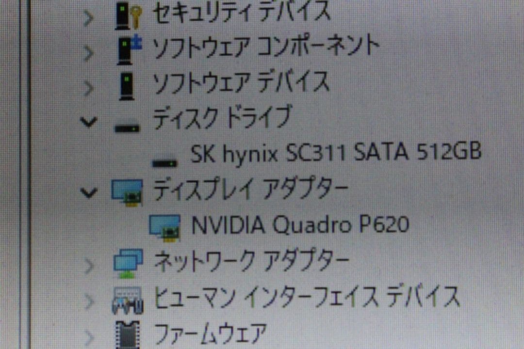 Dell precision T5820 メモリ 16GB SSD 512gb