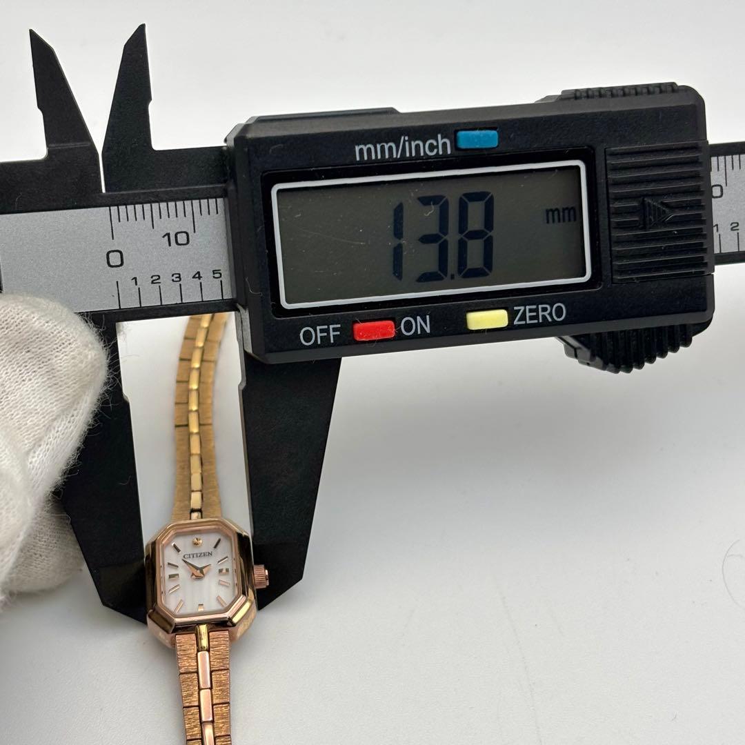 美品✨限定品✨ソーラーウォッチ☀️シチズン kii シェル文字盤 付属品完備