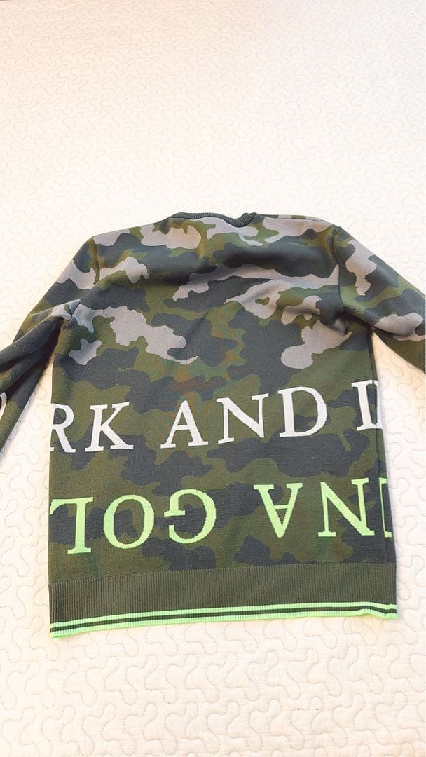 ゴルフ★MARK&LONA 迷彩柄 セーター