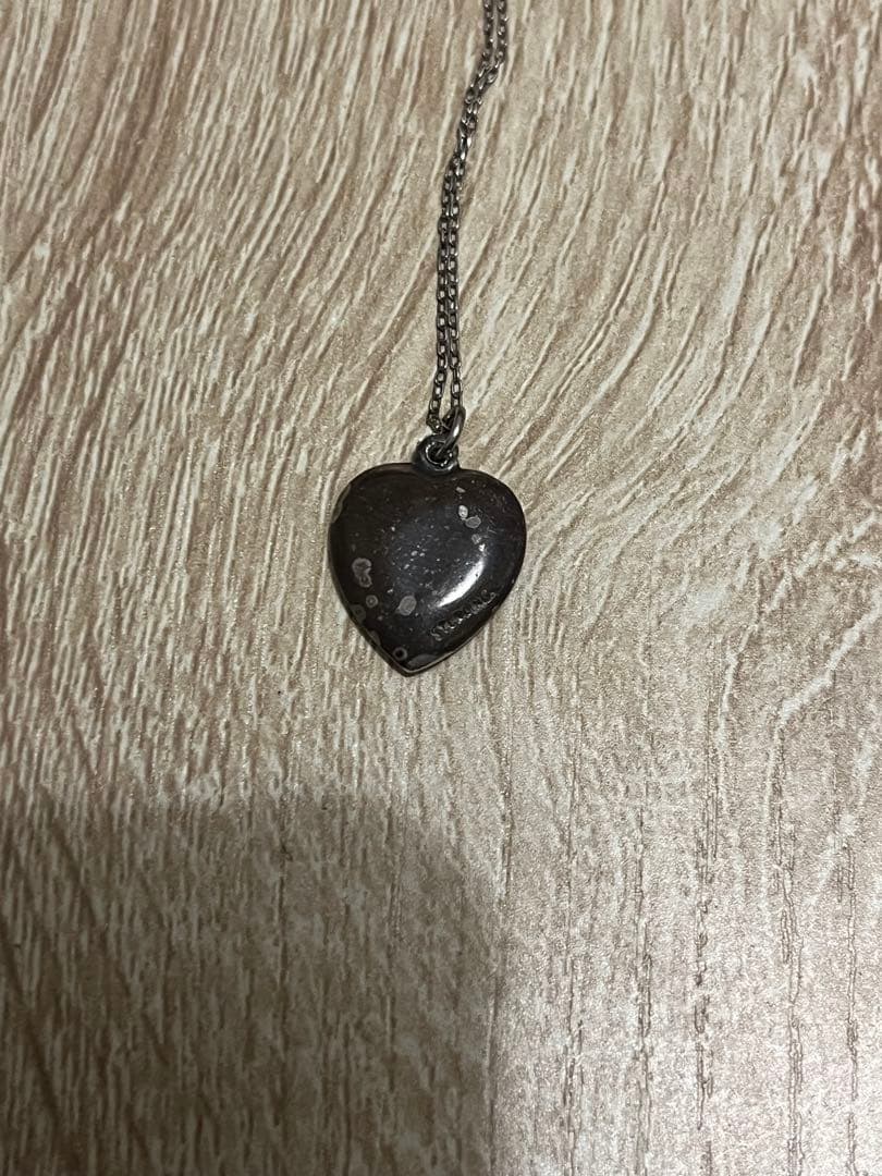 スウィートハートジュエリーネックレス ハート リーフ ヴィンテージ