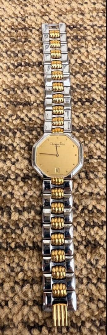 電池交換済み Christian Dior 腕時計 ディオール オクタゴン