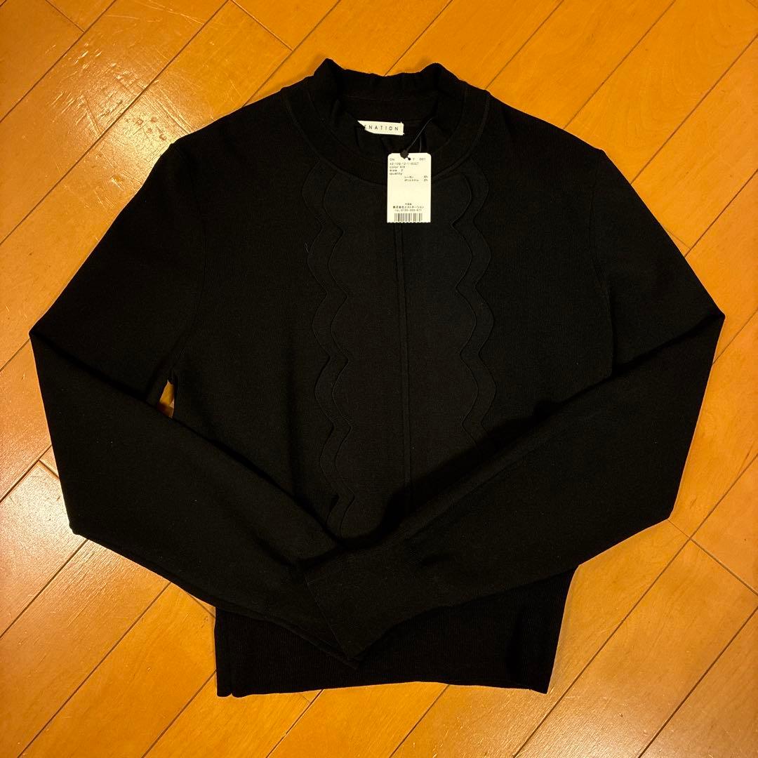 c*t様 ESTNATION ブラック ニット Fサイズ　新品未使用