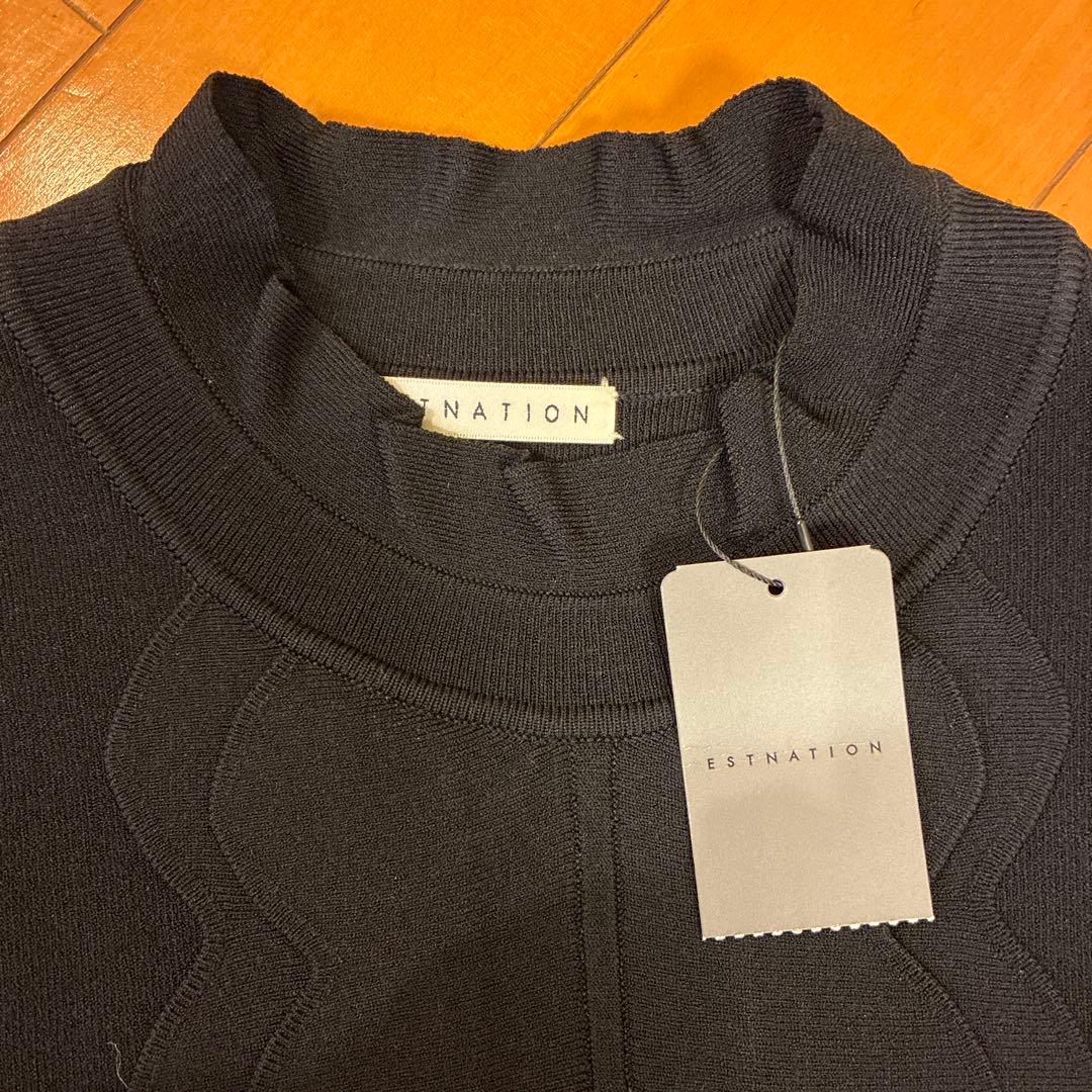 c*t様 ESTNATION ブラック ニット Fサイズ　新品未使用