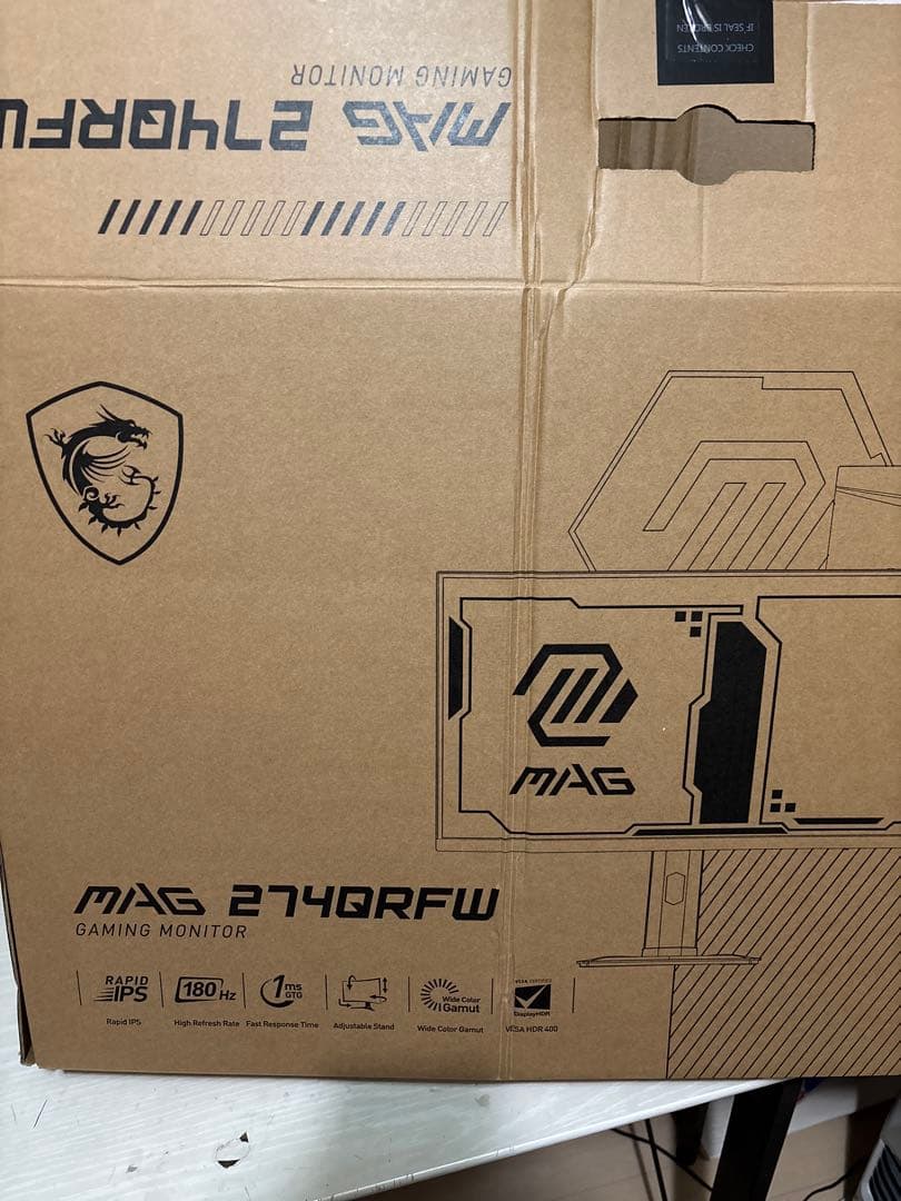 MAG 274QRFWゲーミングモニター値下げあり！