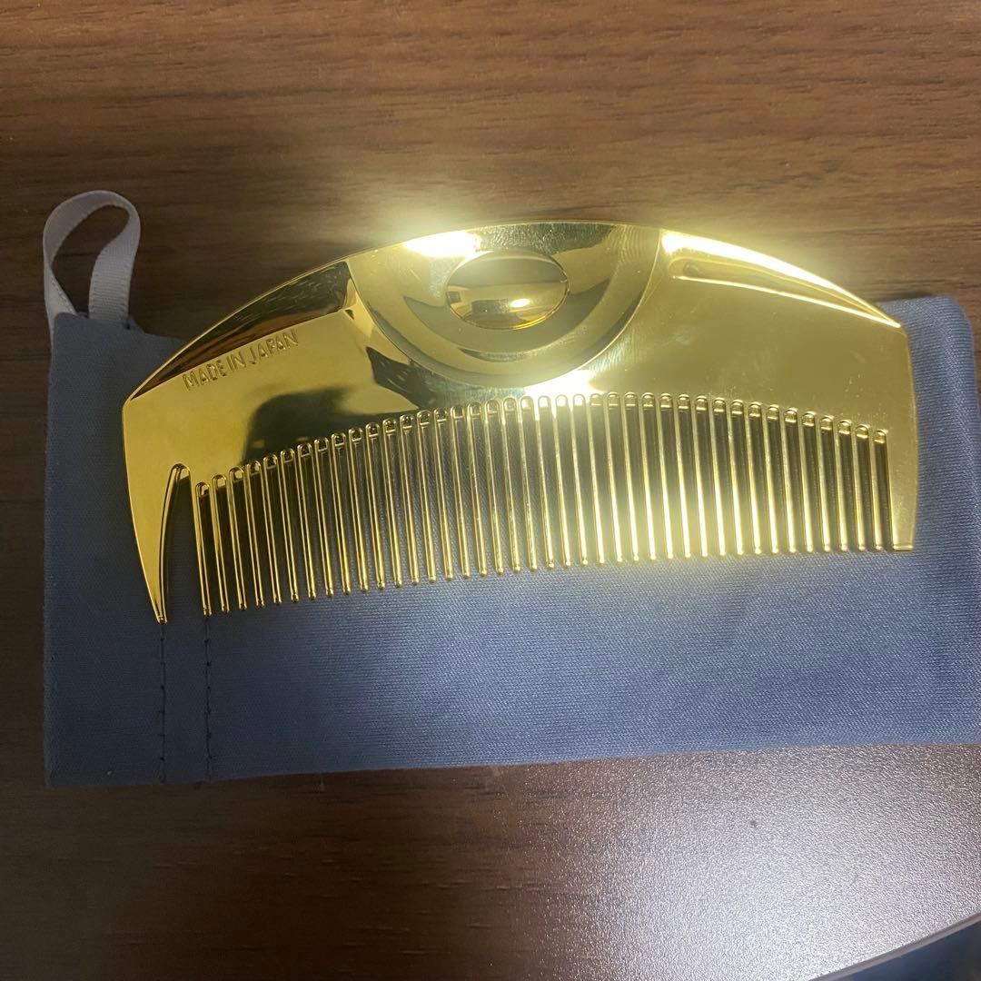 ラブクロム K24GPツキ ゴールド美髪コーム 美品