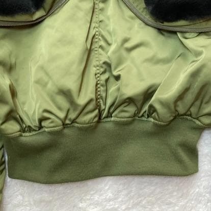 00s y2k 短丈 N2B フライトジャケット S ファー付フード ショート丈