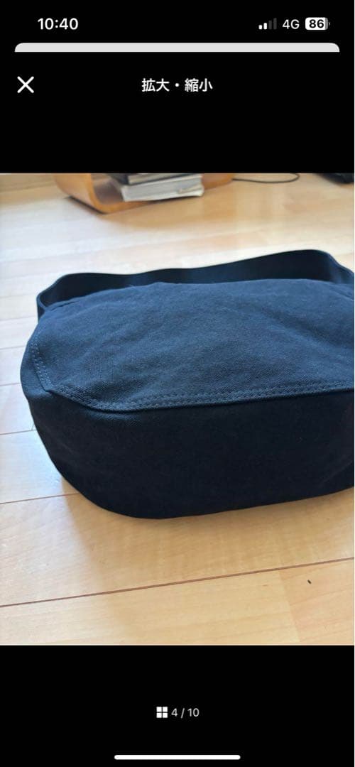 T.TタイガタカハシTAIGA TAKAHASHIニュースボーイバッグブラック