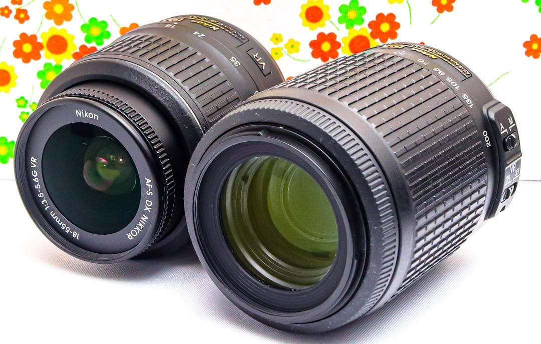 ニコン Nikon D5000☆ダブルレンズセット☆初心者の方に☆スマホに転送！