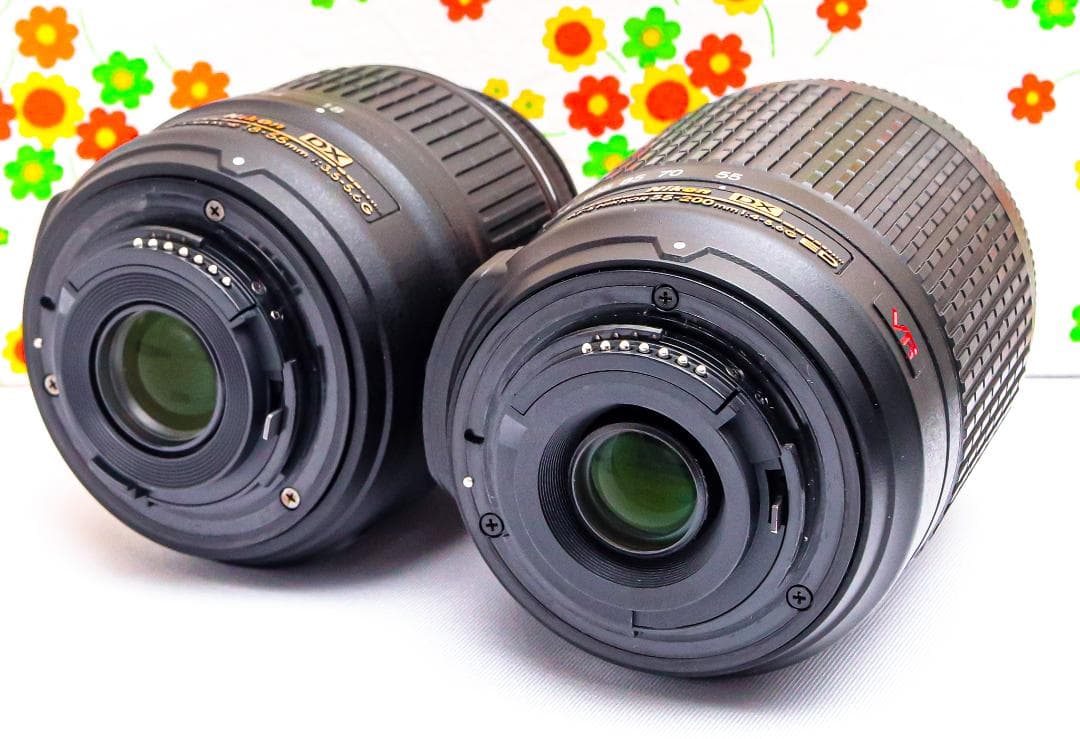 ニコン Nikon D5000☆ダブルレンズセット☆初心者の方に☆スマホに転送！